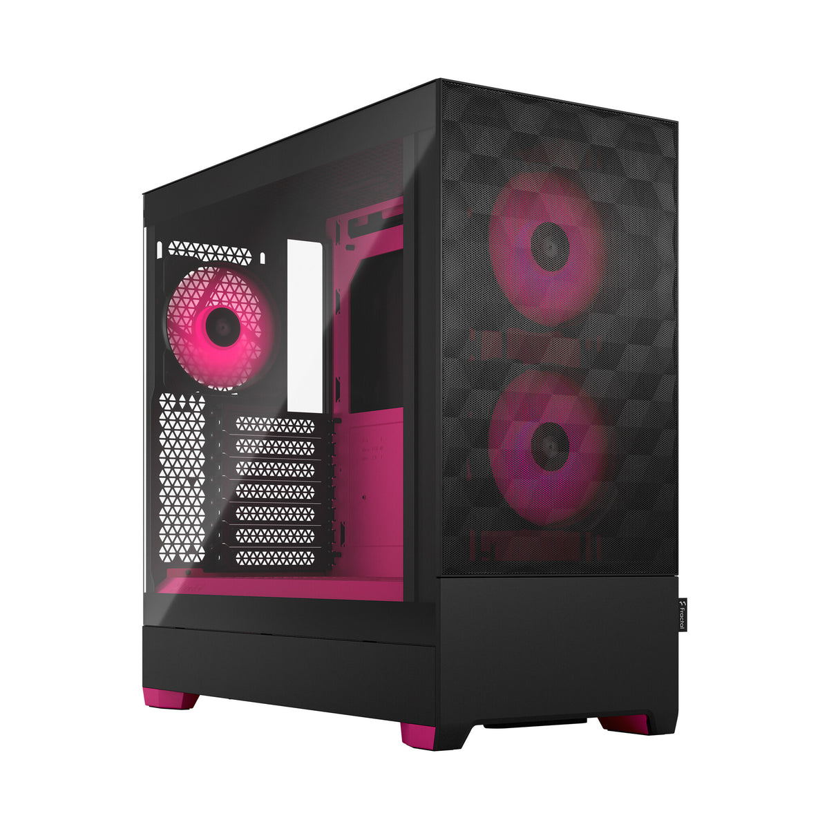 Fractal Design Pop Air - ATX Mid Tower Case in Black / Magenta