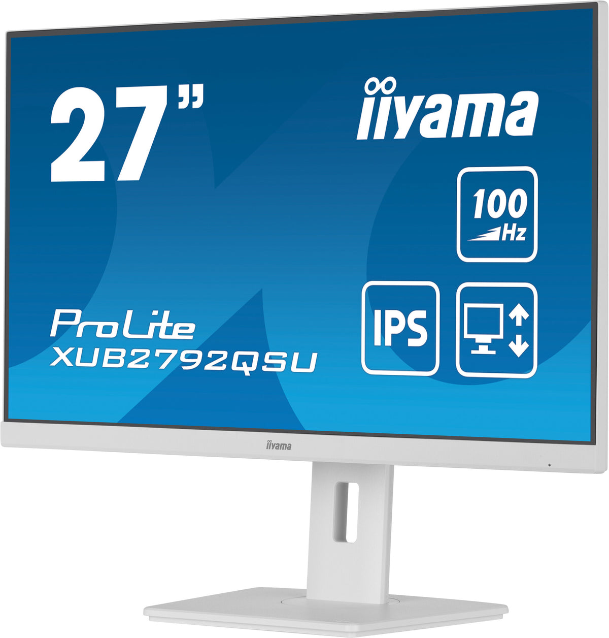 iiyama ProLite XUB2792QSU-W6 - 68.6 cm (27") - 2560 x 1440 pixels WQHD LED Monitor