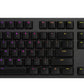 Logitech G - G512 CARBON LIGHTSYNC RGB - USB Wired RGB Mecha-membrane RGB Gaming Keyboard in Carbon (QWERTY UK)