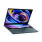 ASUS Zenbook Pro Duo 15 OLED Laptop - 39.6 cm (15.6") - Touchscreen - Intel® Core™ i9-11900H - 32 GB DDR4-SDRAM - 1 TB SSD - NVIDIA GeForce RTX 3060 - Wi-Fi 6 - Windows 11 Pro - Blue