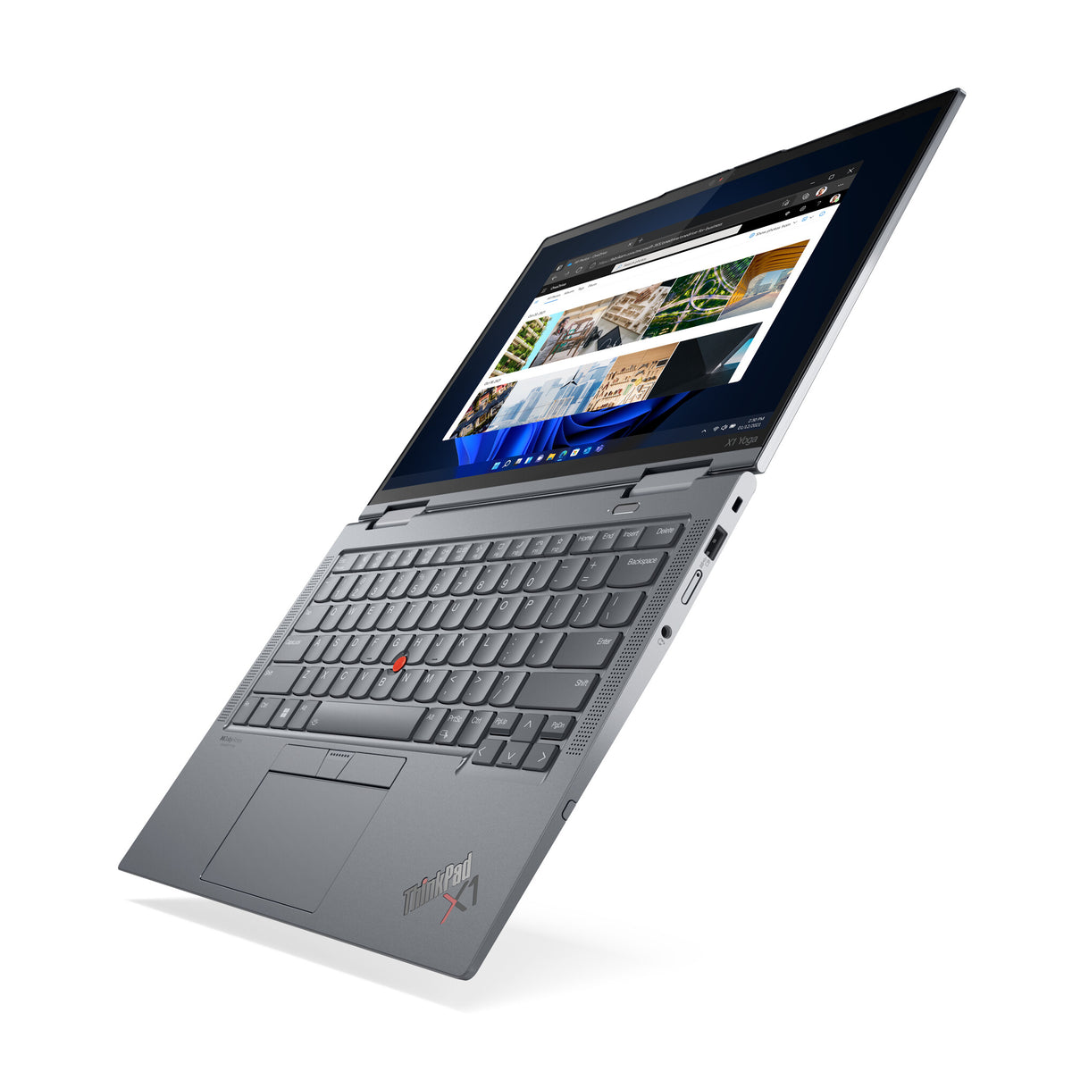 Lenovo ThinkPad X1 Yoga Gen 7 Hybrid (2-in-1) - 35.6 cm (14&quot;) - Touchscreen - Intel® Core™ i5-1240P - 16 GB LPDDR5-SDRAM - 256 GB SSD - Wi-Fi 6E - Windows 11 Pro - Grey