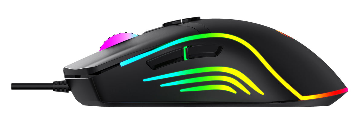 Varr Gaming USB-A Wired Optical RGB Mouse - 6,400 DPI
