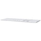 Apple Magic - USB Wired + Bluetooth Wireless Keyboard in Aluminium / White (QWERTY US)