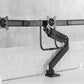 Neomounts NM-D775DX3BLACK - Desk monitor mount for 43.2 cm (17") to 68.6 cm (27")