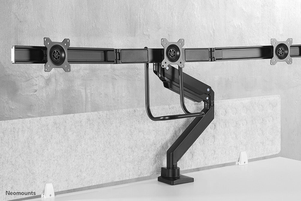 Neomounts NM-D775DX3BLACK - Desk monitor mount for 43.2 cm (17") to 68.6 cm (27")