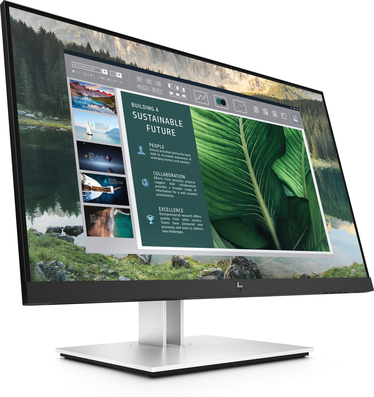 HP E24U G4 - 60.5 cm (23.8") - 1920 x 1080 pixels Full HD LCD USB-C Hub Monitor