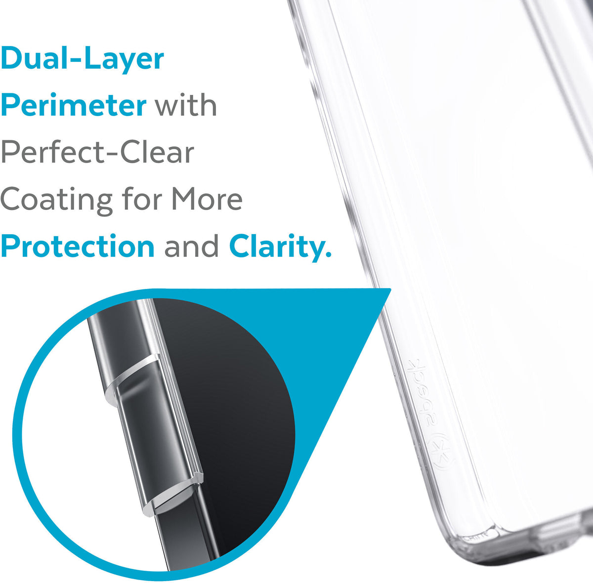 Speck Presidio Perfect Clear for Galaxy S22 in Transparent