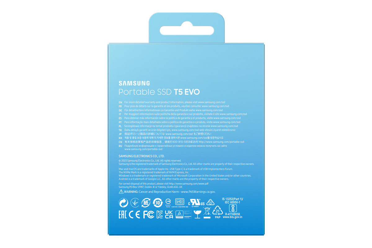 Samsung T5 EVO Portable SSD - 8 TB