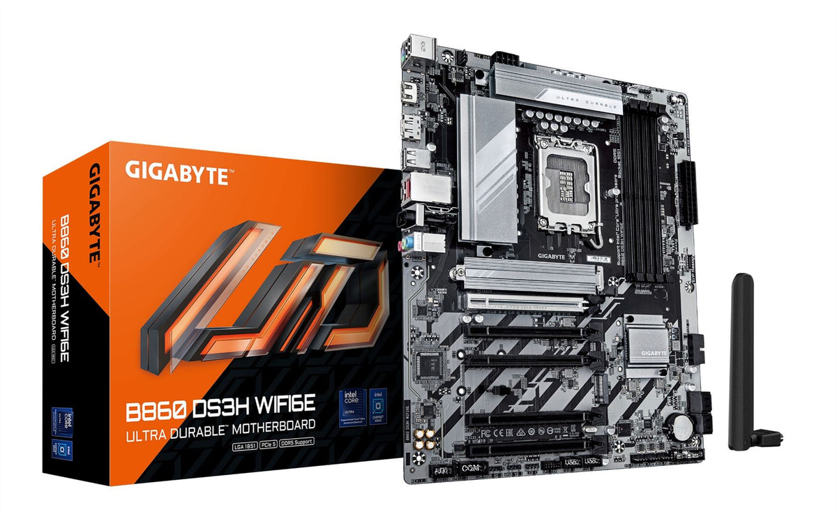 GIGABYTE B860 DS3H WIFI6E ATX motherboard - Intel B860 LGA 1851