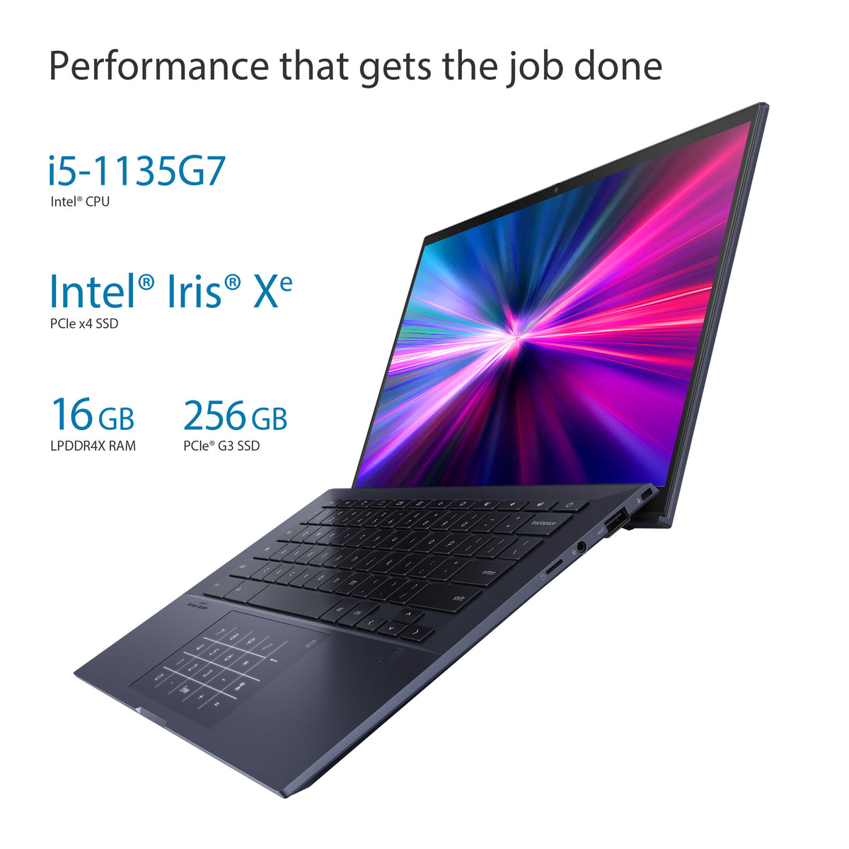 ASUS Chromebook CX9 - 35.6 cm (14") - Intel® Core™ i5-1135G7 - 8 GB LPDDR4x-SDRAM - 256 GB SSD - Wi-Fi 6 - ChromeOS - Black