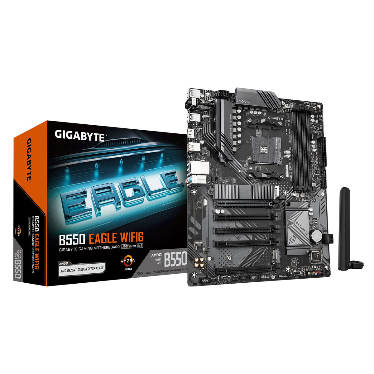 GIGABYTE B550 EAGLE WIFI6 ATX motherboard - AMD B550 Socket AM4