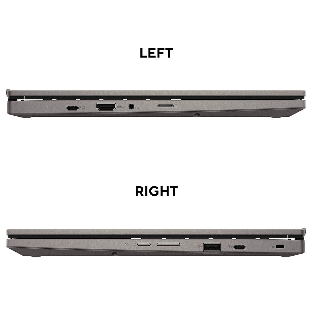 ASUS Chromebook CM34 - 35.6 cm (14&quot;) - Touchscreen - AMD Ryzen™ 5 7520C - 8 GB LPDDR5-SDRAM - 256 GB SSD - Wi-Fi 6 - ChromeOS - Grey