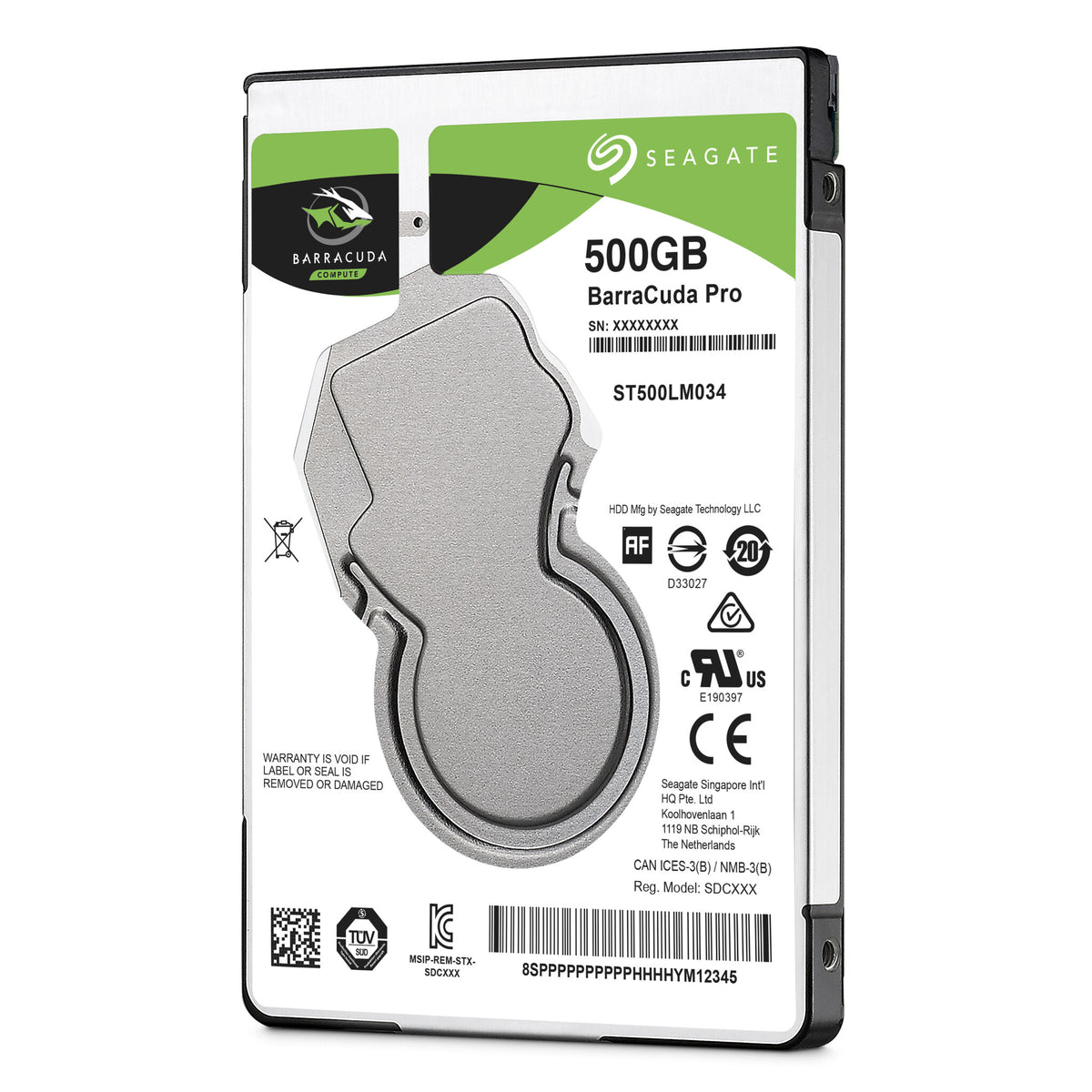 Seagate Barracuda Pro - 7.2K RPM Serial ATA III 2.5" HDD - 500 GB