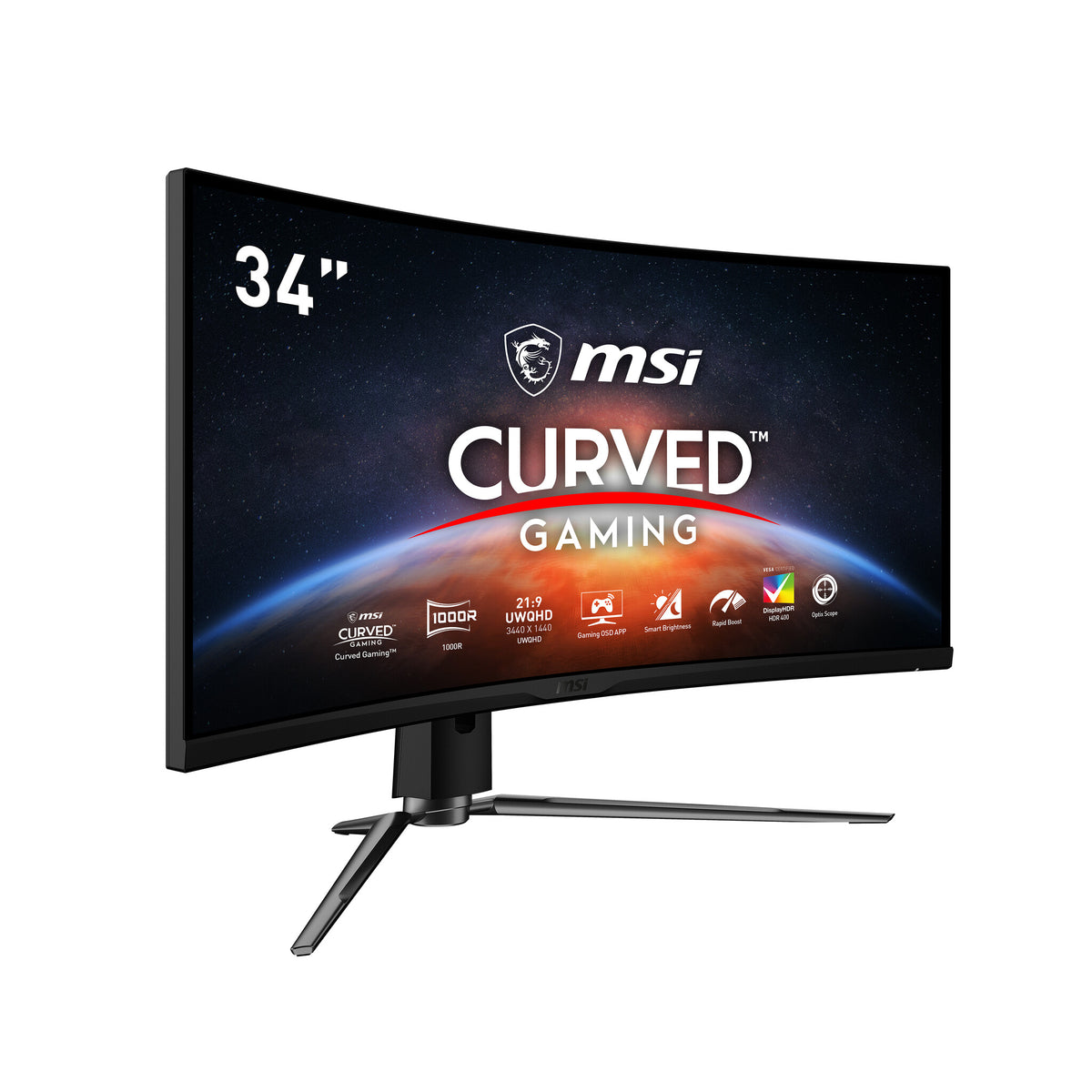MSI MPG Artymis 343CQR - 86.4 cm (34") - 3440 x 1440 pixels UltraWide QHD LCD Monitor
