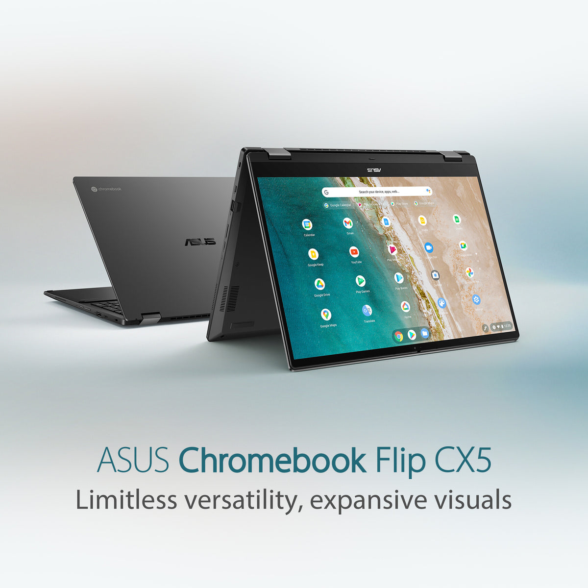 ASUS Chromebook - 40.6 cm (16") - Touchscreen - Intel® Core™ i5-1235U - 8 GB LPDDR4x-SDRAM - 256 GB SSD - Wi-Fi 6E - ChromeOS - Grey