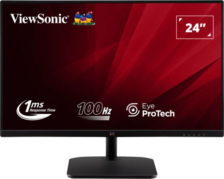 Viewsonic Value Series VA2432-MHD-3 LED display 61 cm (24") 1920 x 1080 pixels Full HD Black