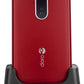 Doro 6620 - Red / White - Open Box