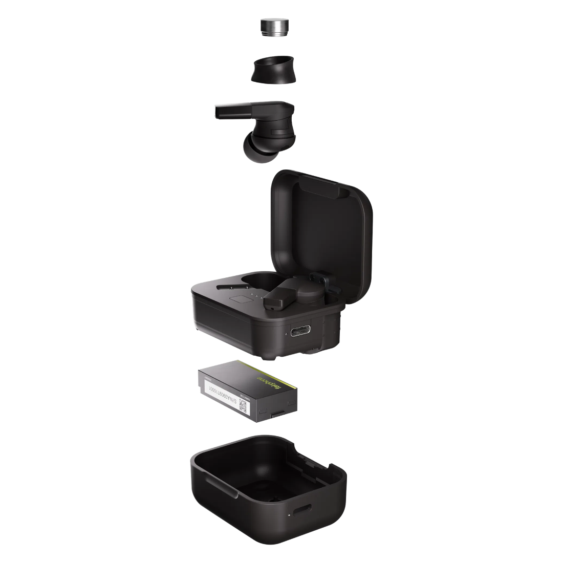 Fairphone Fairbuds 2 - True Wireless Stereo (TWS) Earbuds in Horizon Black