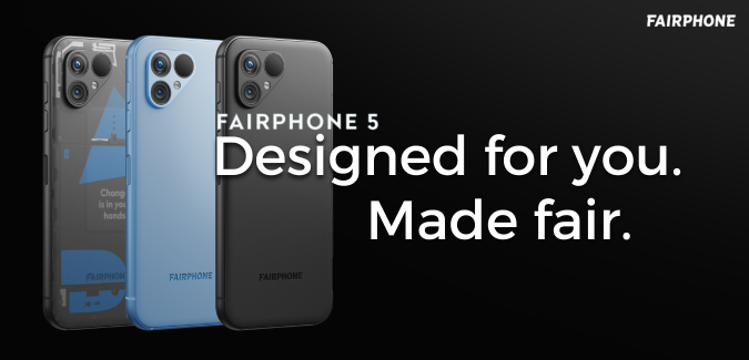 Fairphone 5 - Designed for you.  Made fair. 