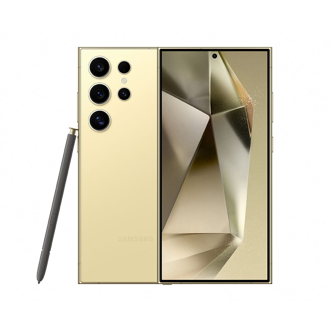 Samsung Galaxy S24 Ultra Titanium Yellow - Front
