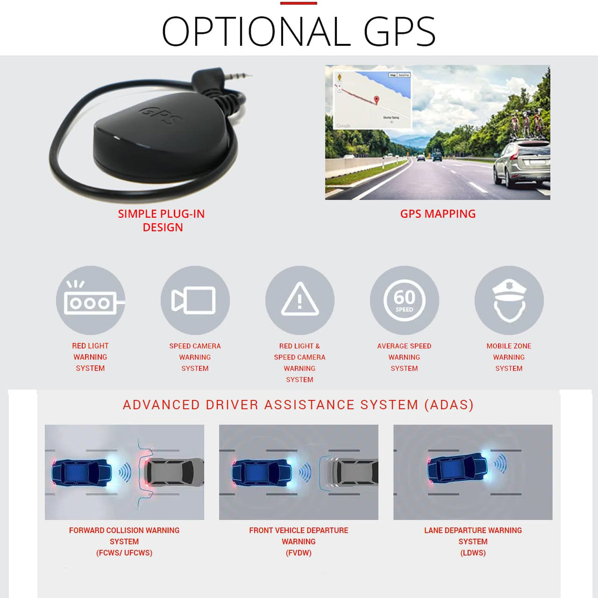 Thinkware Q200 - Dual Lead 2K QHD Front Camera Dashcam