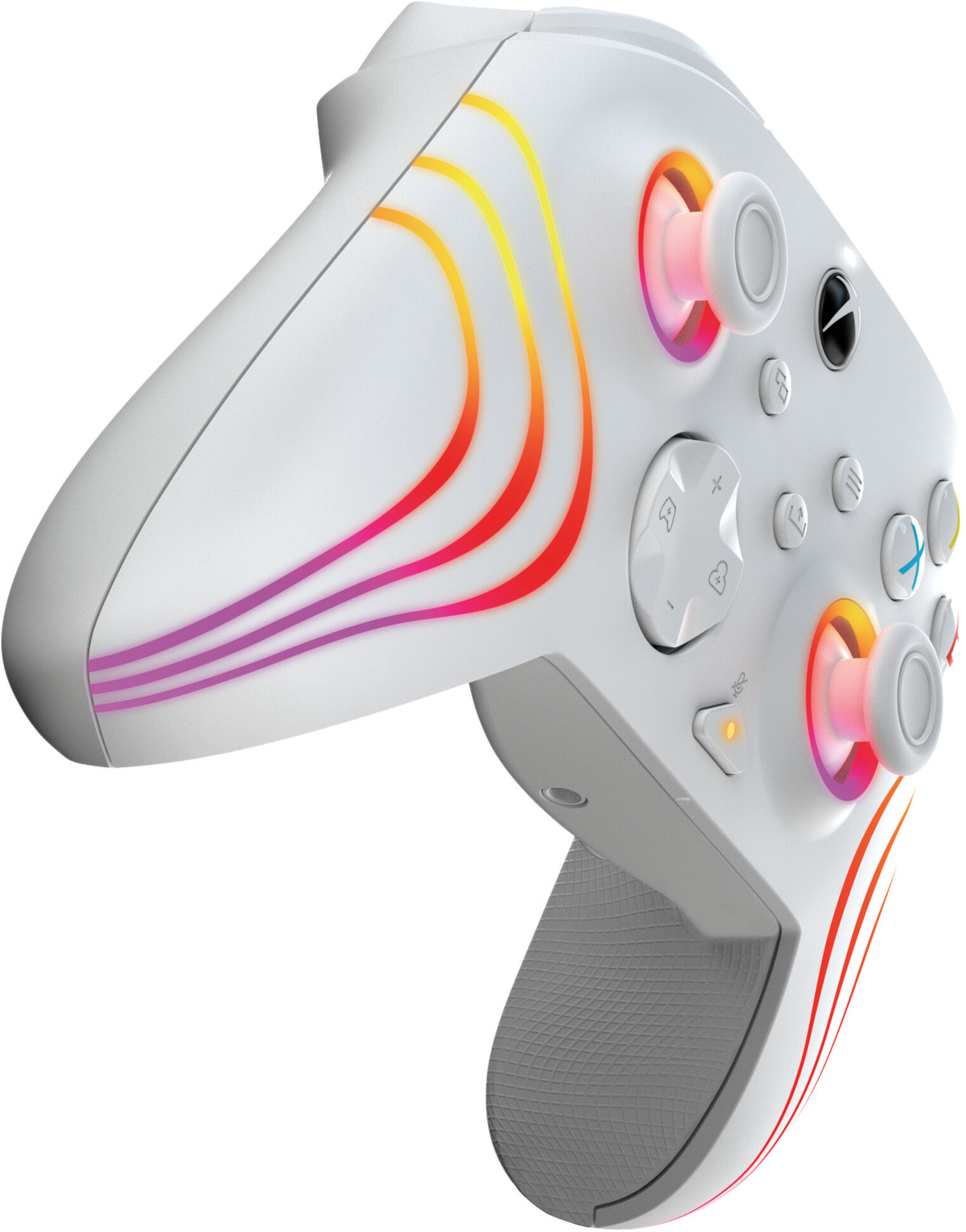 PDP Afterglow Wave - Wired Controller for PC / Xbox Series X|S in White