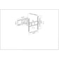 Manhattan 461344 - Wall TV mount for 81.3 cm (32") to 139.7 cm (55")