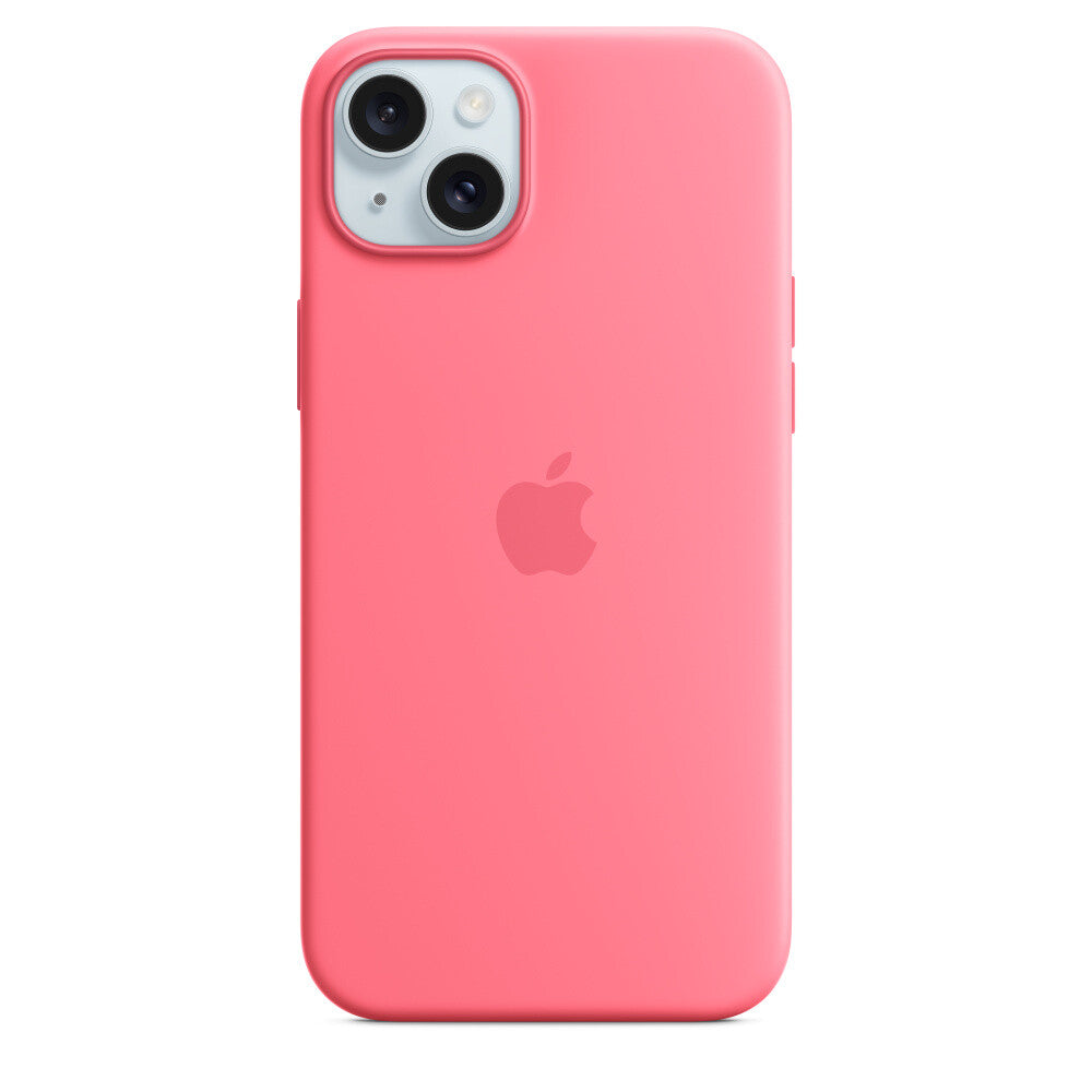 Apple MWNE3ZM/A - Silicone Case with MagSafe for iPhone 15 Plus in Pink
