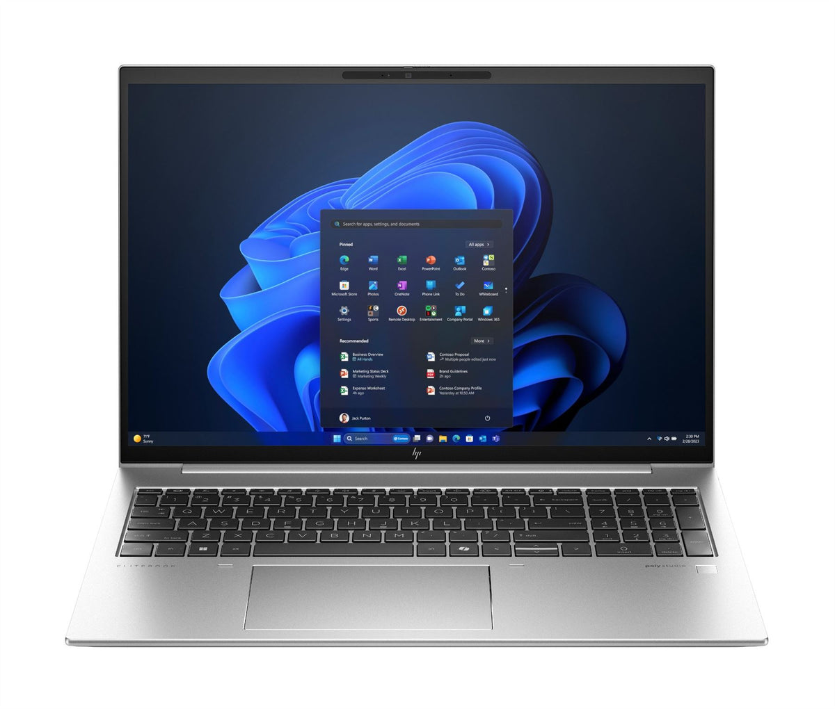 HP EliteBook 860 G11 Intel Core Ultra 5 125H Laptop 40.6 cm (16") WUXGA 16 GB DDR5-SDRAM 256 GB SSD Wi-Fi 6E (802.11ax) Windows 11 Pro AI PC Silver
