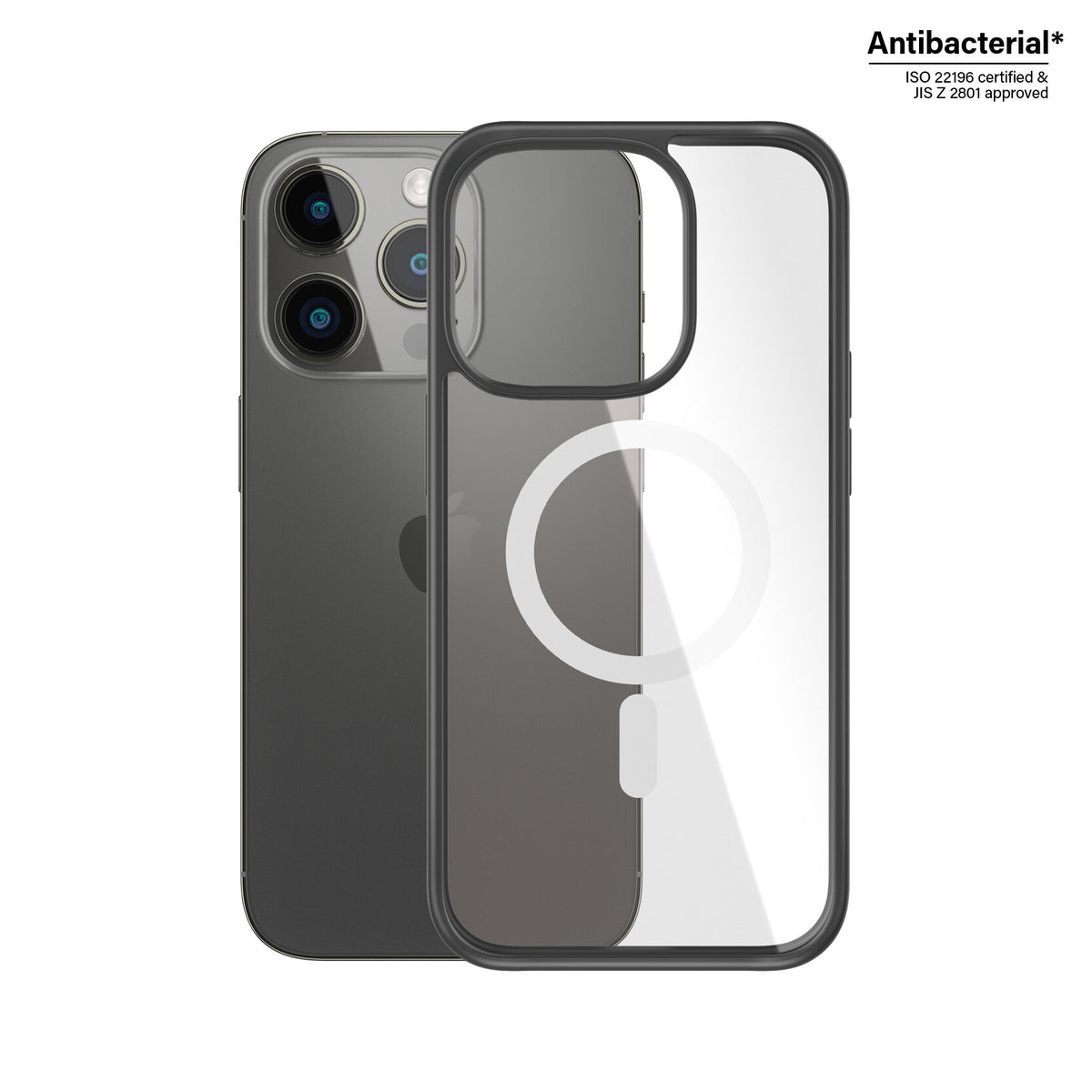 PanzerGlass ® ClearCase MagSafe for iPhone 14 Pro in Black