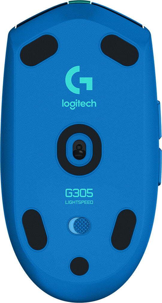 Logitech G - G305 LIGHTSPEED RF Wireless + Bluetooth Gaming Mouse in Blue - 12,000 DPI