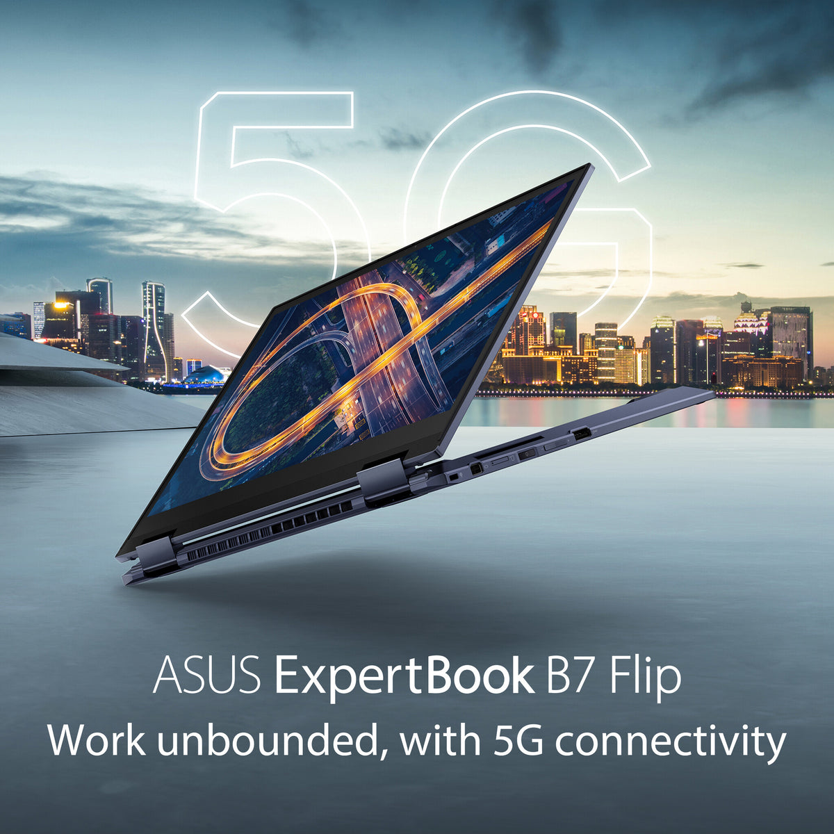 ASUS ExpertBook Hybrid (2-in-1) - 35.6 cm (14") - Touchscreen - Intel® Core™ i7-1195G7 - 16 GB DDR4-SDRAM - 512 GB SSD - Wi-Fi 6 - Windows 11 Pro - Black