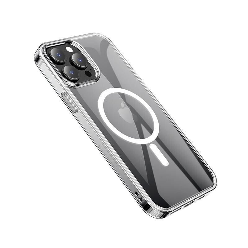 eSTUFF BERLIN Magnetic Hybrid mobile phone case for iPhone 13 Pro Max in Transparent