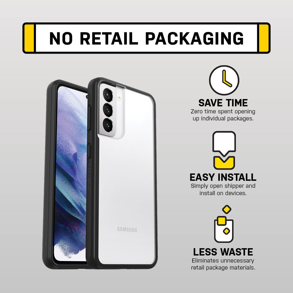 OtterBox React Series for Samsung Galaxy S21+ (5G) in Transparent / Black - No Packaging