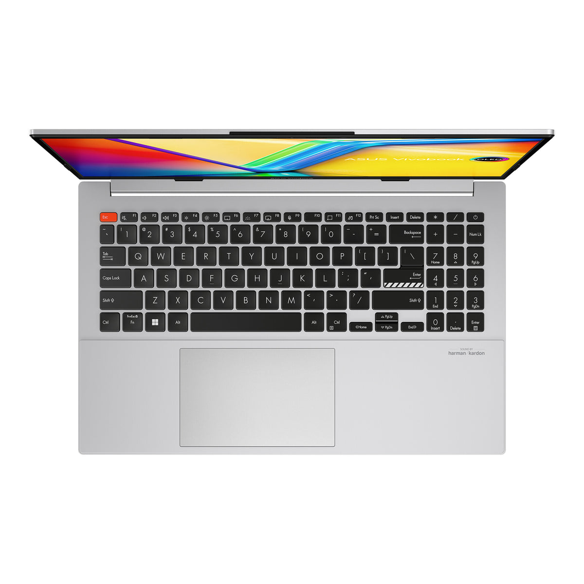 ASUS VivoBook Laptop - 39.6 cm (15.6") - Intel® Core™ i7-13700H - 16 GB LPDDR5-SDRAM - 1 TB SSD - Intel Arc A350M - Wi-Fi 6E - Windows 11 Home - Silver