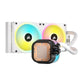 Corsair H100I - Hybrid Processor Cooler in White - 240 mm