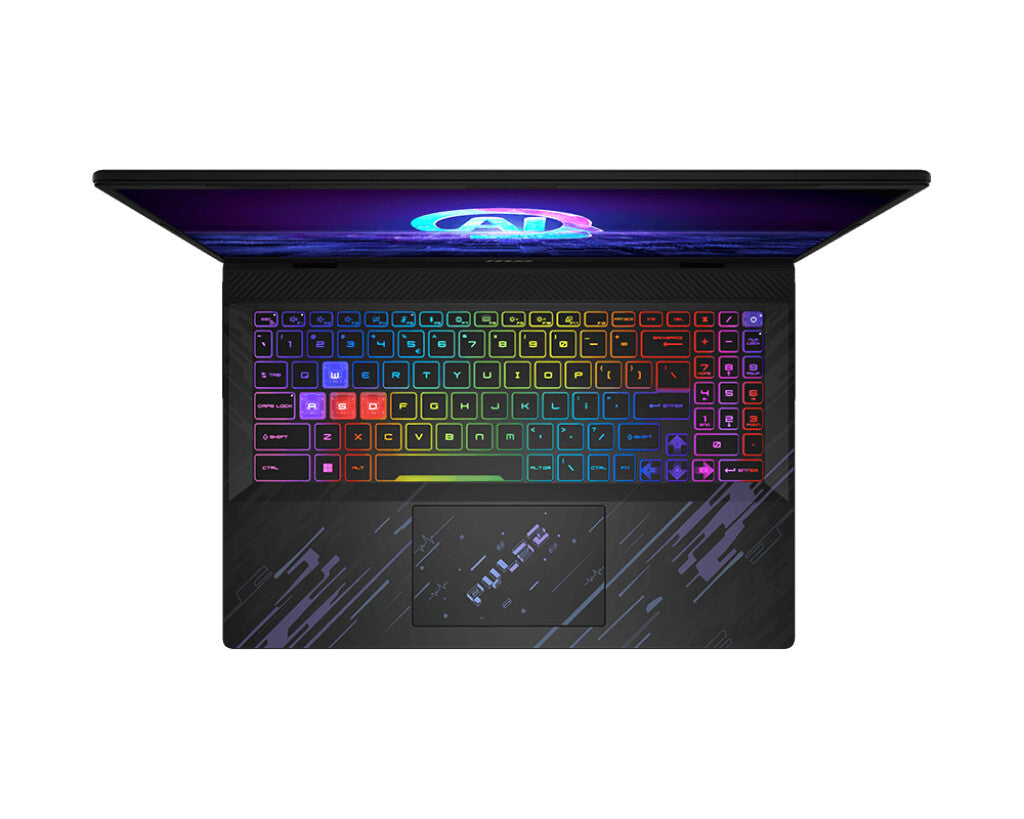 MSI Pulse 16 AI C1V Laptop - 40.6 cm (16&quot;) - Intel Core Ultra 7 155H - 16 GB DDR5-SDRAM - 1 TB SSD - NVIDIA GeForce RTX 4060 - Wi-Fi 6E - Windows 11 Home Advanced - Black