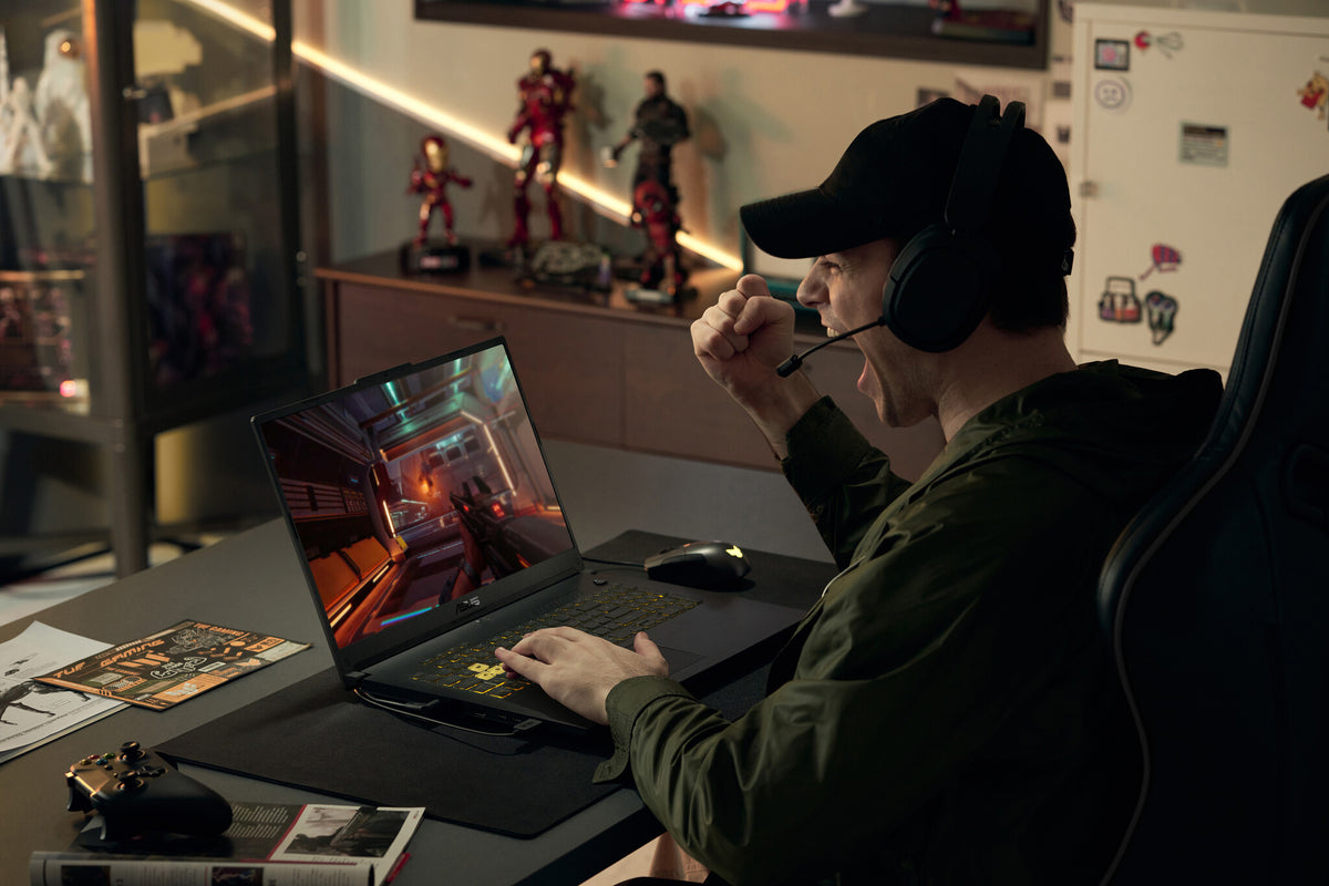 ASUS TUF Gaming A17 Laptop - 43.9 cm (17.3") - AMD Ryzen™ 9 7940HS - 16 GB DDR5-SDRAM - 512 GB SSD - NVIDIA GeForce RTX 4070 - Wi-Fi 6 - Windows 11 Home - Black / Grey