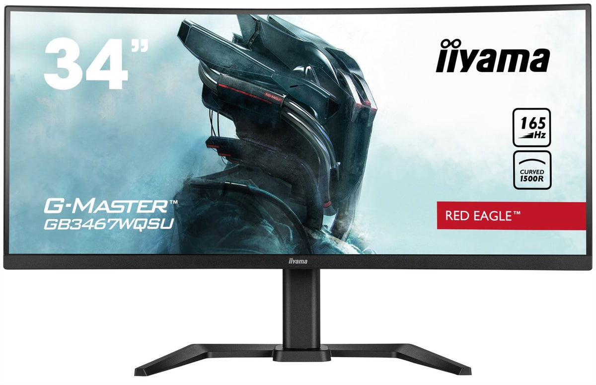 iiyama G-MASTER GB3467WQSU-B5 Computer Monitor 86.4 cm (34") 3440 x 1440 pixels UltraWide Quad HD LED Black