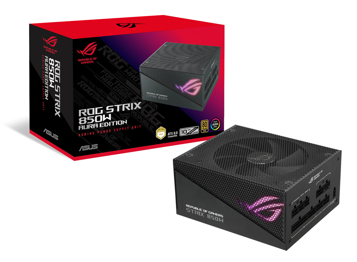 ASUS ROG Strix "Aura Edition" - 850W 80+ Gold Fully Modular Power Supply Unit
