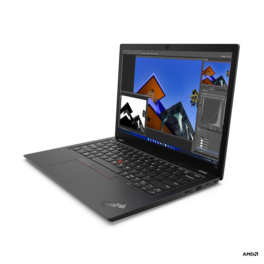 Lenovo ThinkPad L13 Gen 3 Laptop - 33.8 cm (13.3&quot;) - AMD Ryzen™ 5 PRO 5675U - 8 GB DDR4-SDRAM - 256 GB SSD - Wi-Fi 6E - Windows 11 Pro - Black