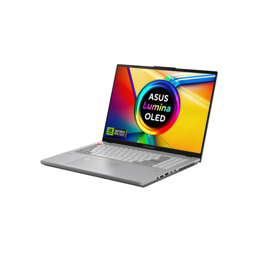 ASUS Vivobook Pro 16X OLED Laptop - 40.6 cm (16&quot;) - Intel® Core™ i9-13980HX - 32 GB DDR5-SDRAM - 1 TB SSD - NVIDIA GeForce RTX 4070 - Wi-Fi 6E - Windows 11 Home - Silver
