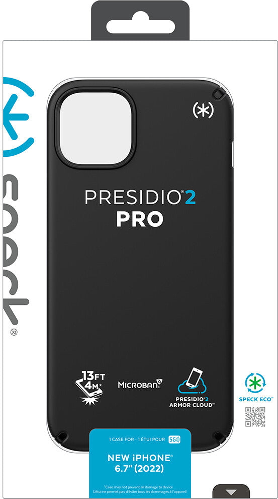 Speck Presidio2 Pro with Microban for iPhone 14 Plus in Black