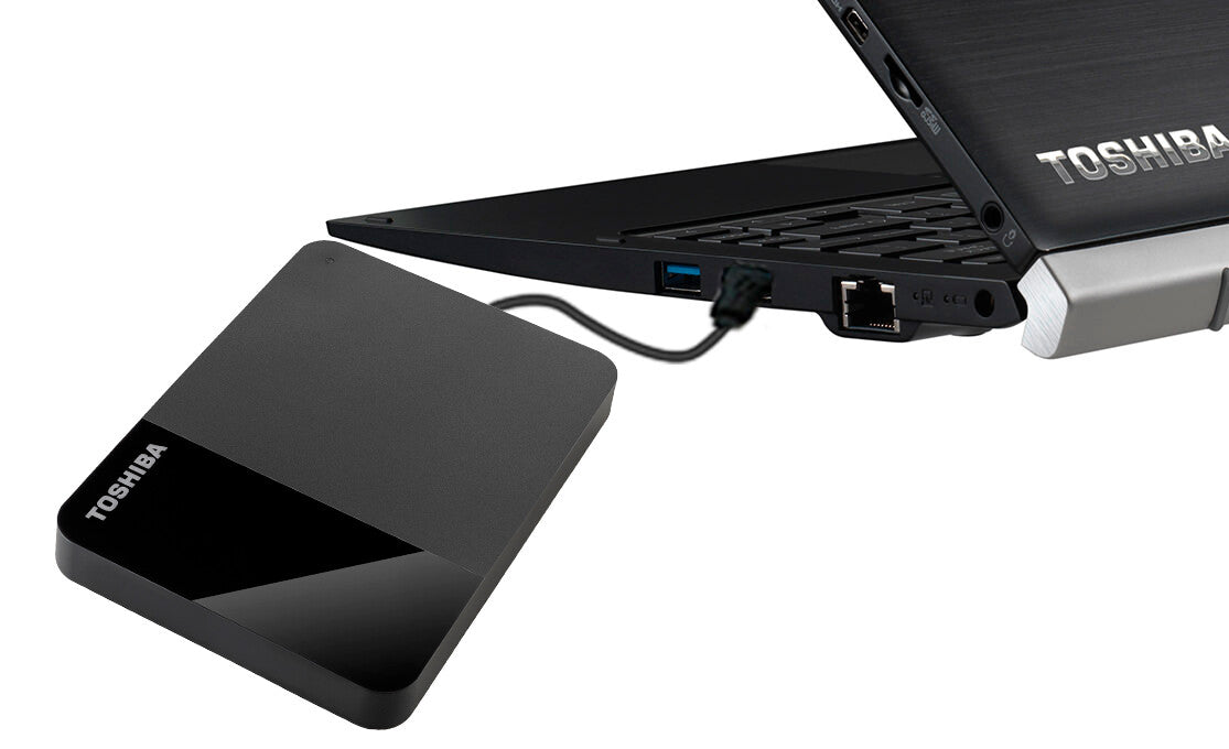 Toshiba Canvio Ready - USB 3.0 External Hard Drive in Black - 1 TB