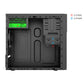CiT CLASSIC MICRO - MicroATX Mid Tower Case in Black w/ 500W PSU