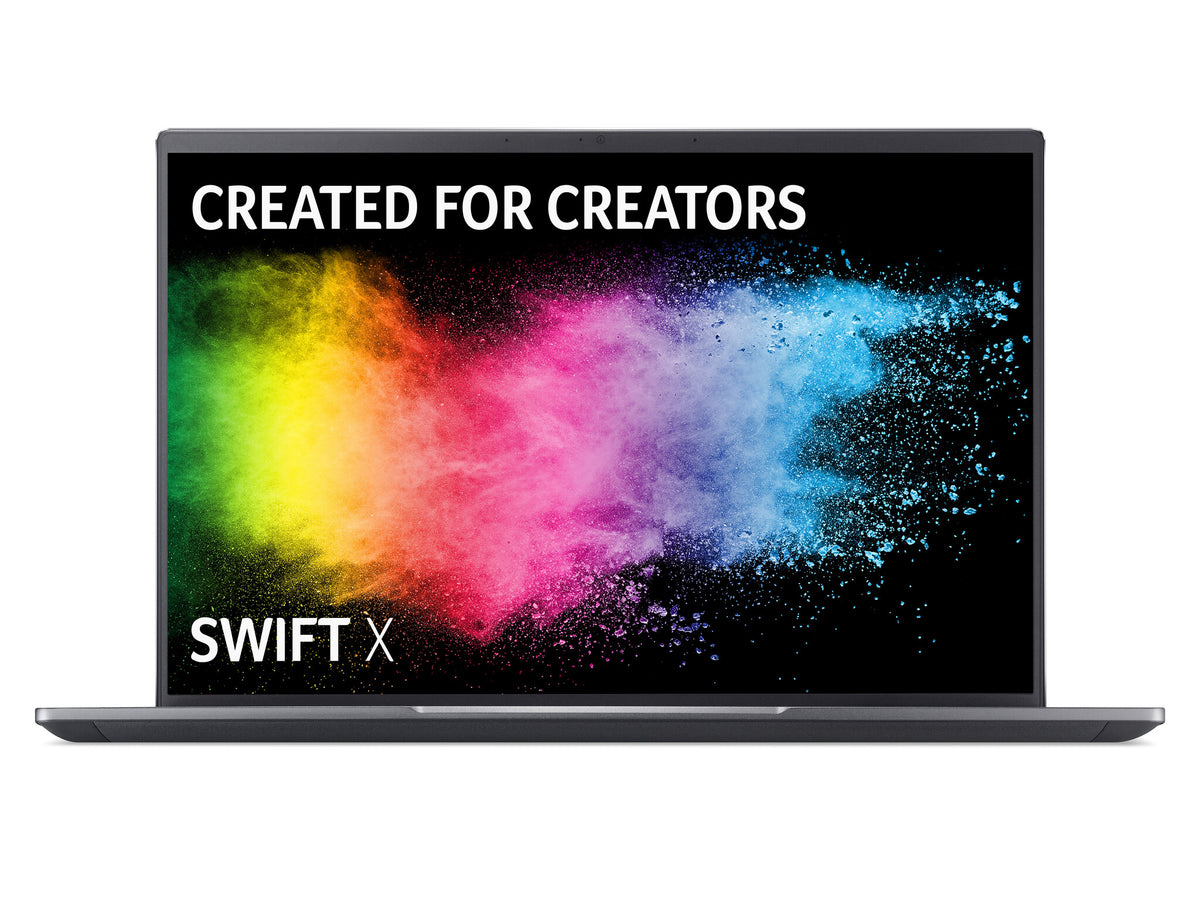 Acer Swift X SFX14-51G Laptop - 35.6 cm (14&quot;) - Intel® Core™ i5-1240P - 8 GB LPDDR5-SDRAM - 512 GB SSD - NVIDIA GeForce RTX 3050 - Wi-Fi 6E - Windows 11 - Grey