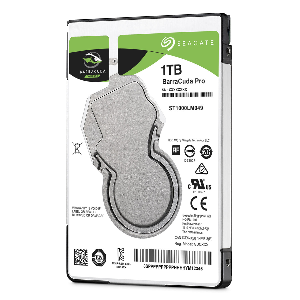 Seagate Barracuda Pro - 7.2K RPM Serial ATA III 2.5" HDD - 1 TB
