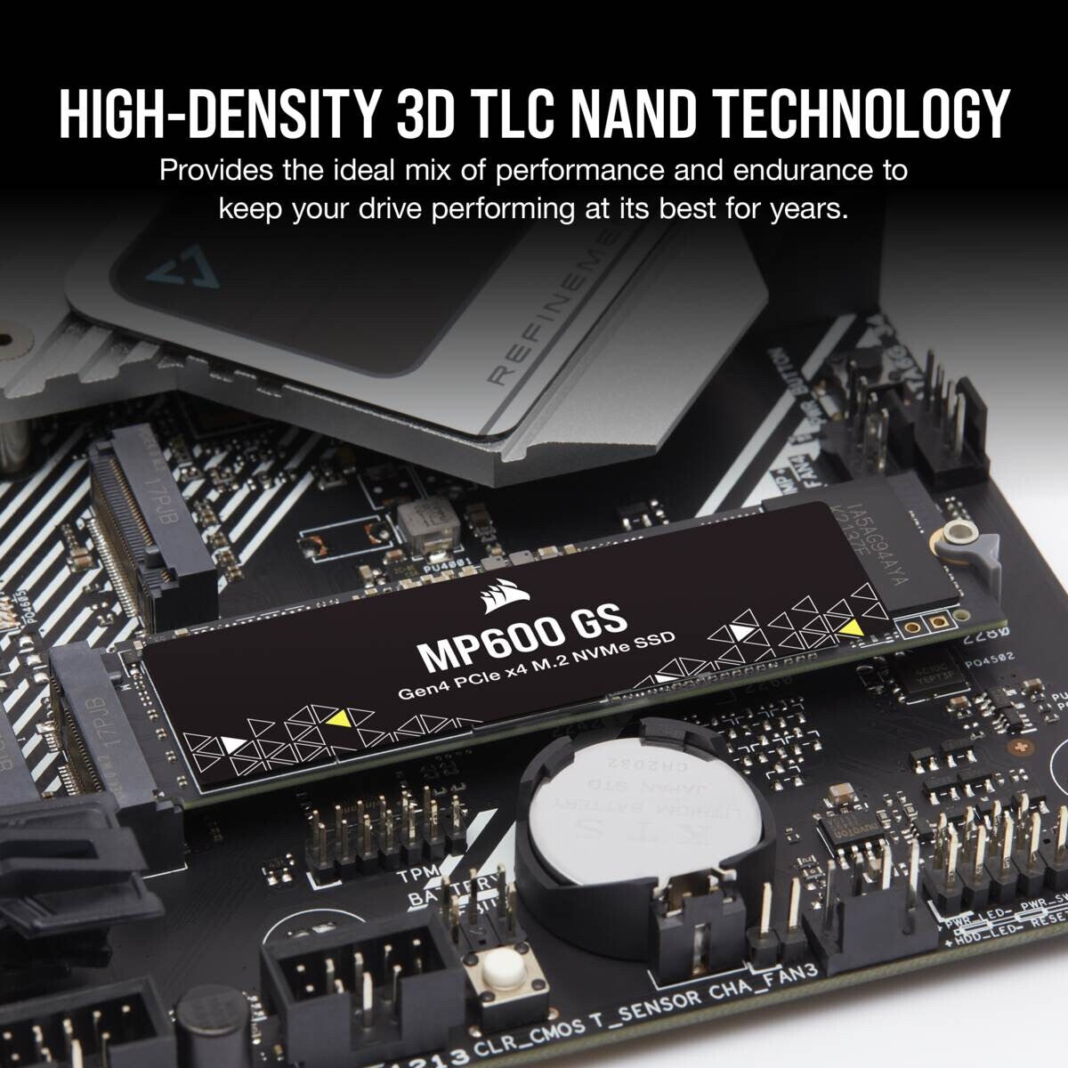 Corsair MP600 GS - PCI Express 4.0 3D TLC NAND NVMe M.2 SSD - 1 TB