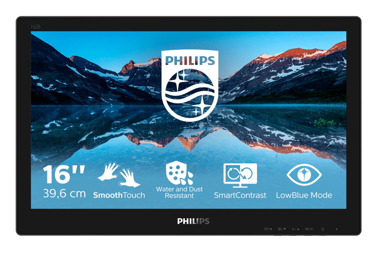 Philips 162B9TN/00 Computer Monitor 39.6 cm (15.6&quot;) 1366 x 768 pixels HD LCD Touchscreen Tabletop Black