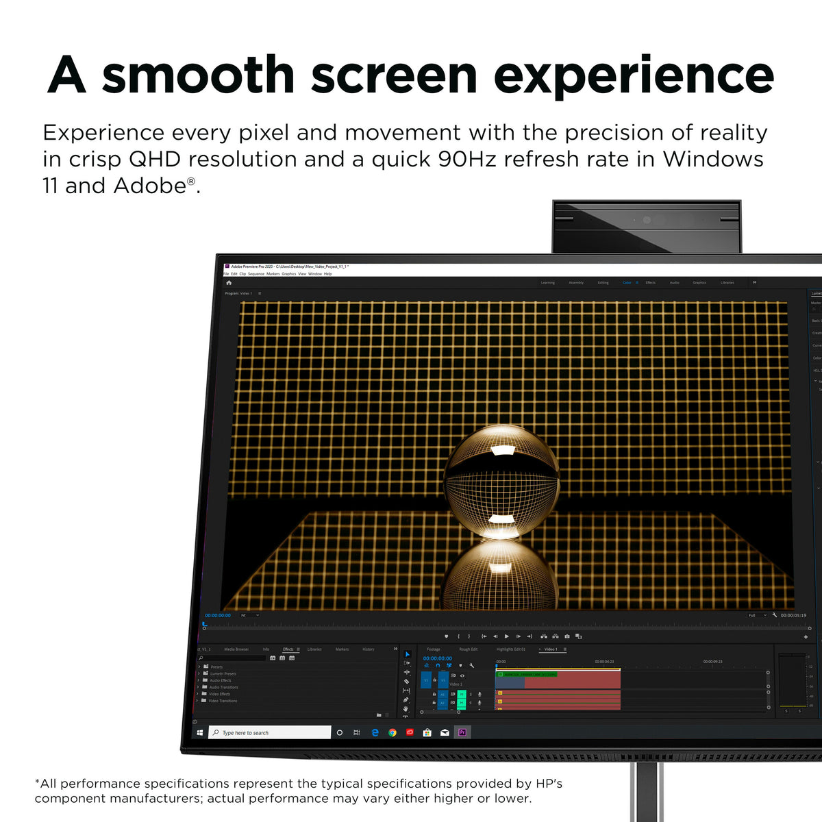 HP Z24M G3 - 60.5 cm (23.8") - 2560 x 1440 pixels Quad HD Monitor